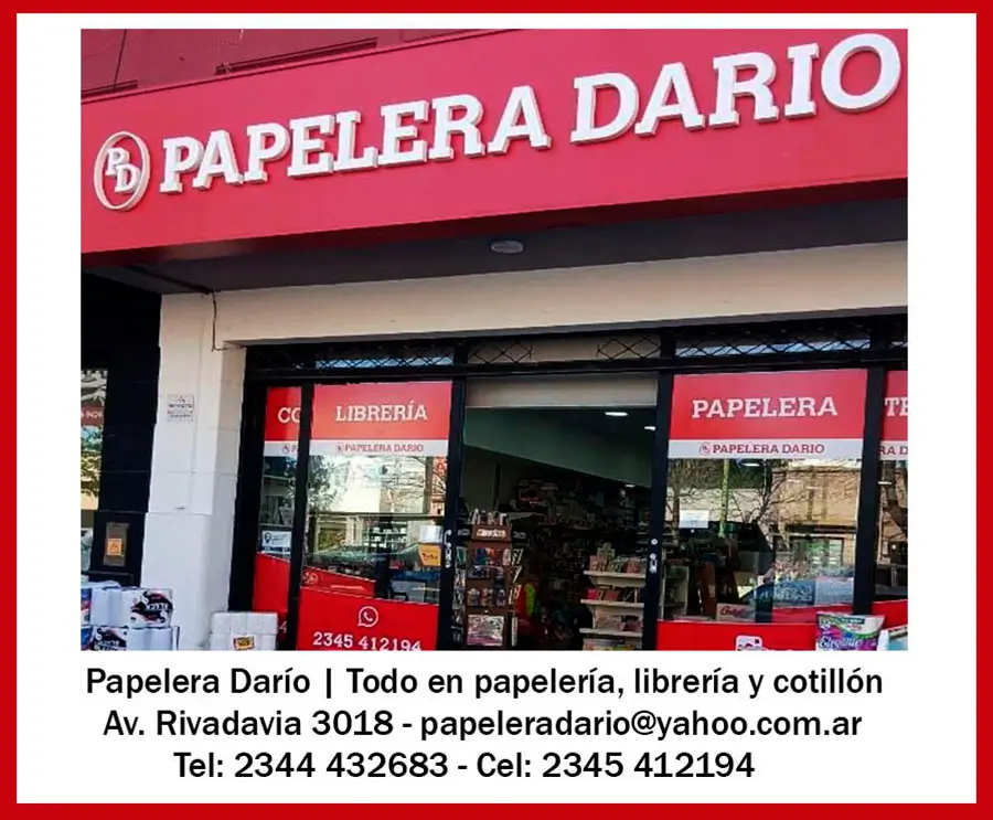 aviso papelera dario